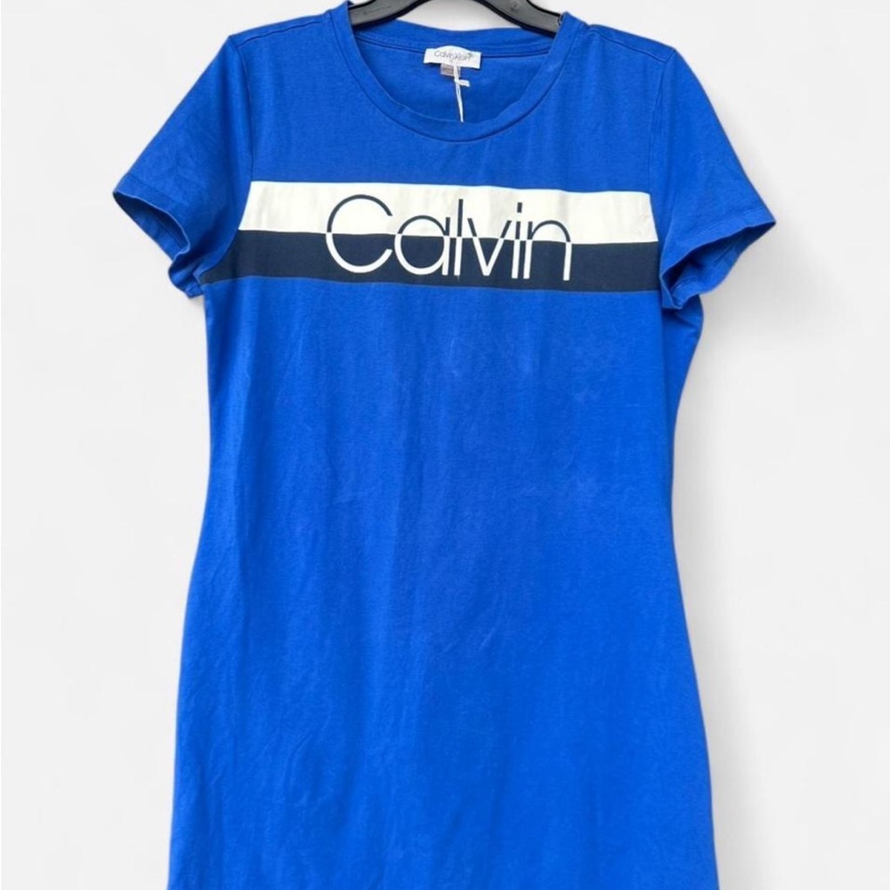 Calvin Klein Royal Blue Dress with Logo